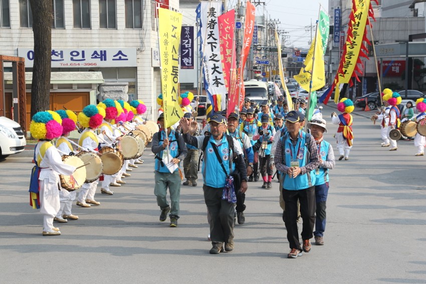 1.조선통신사 옛길 한․일 우정걷기 행렬단 예천 방문